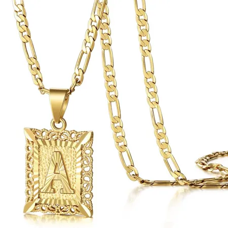 Lettre initiale a-z collier...