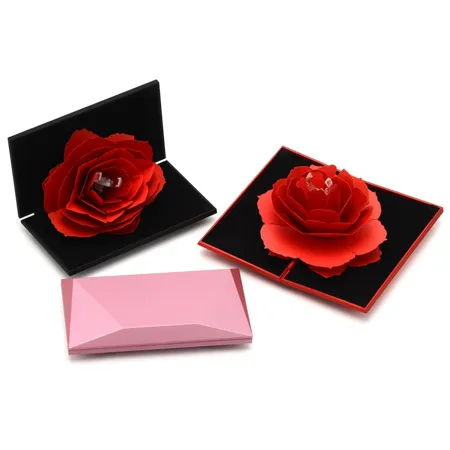 Présentoir à bijoux rose 