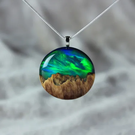 Collier aurore boréale en...