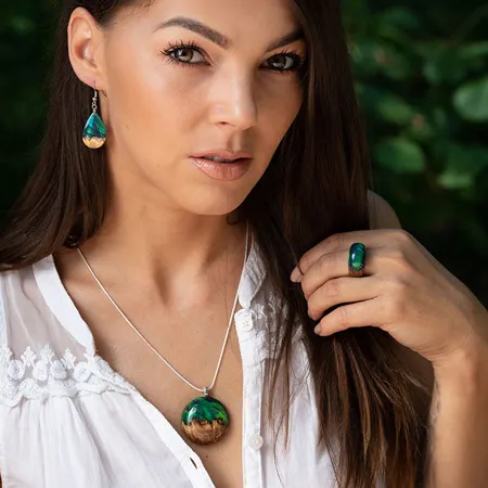 Collier aurore boréale en...