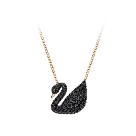 Collier cygne noir en or...