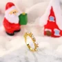 Bague en argent sterling blanc et or jaune avec diamant taille marquise