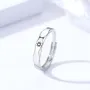 Bagues de couple soleil et lune en argent sterling