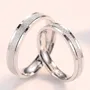 Bagues de couple en argent sterling