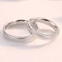 Bagues de couple en argent sterling