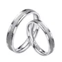 Bagues de couple en argent sterling