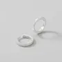 Boucles d'oreilles simples en argent 925