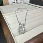 Collier de quartz de cristal rond de 16 pouces