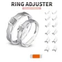 12pcs résine invisible pour anneau de taille invisible pour anneau de taille invisible