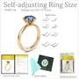 8pcs résine invisible ajusteur de taille de bague pour bague libre