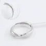 Ajusteur de taille de bague invisible en résine pour bague non sertie