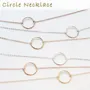Collier cercle karma eternité simple cercle ouvert cadeau