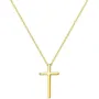 Collier croix religieuse en argent/or